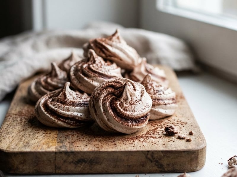 Chocolate Meringues | Crispy and Refined Dessert