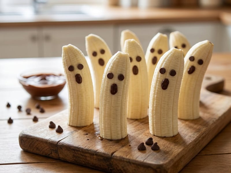Banana Ghosts for Halloween