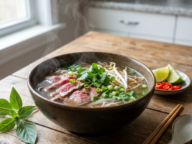 Pho Bo - Traditional Vietnamese Beef Soup
