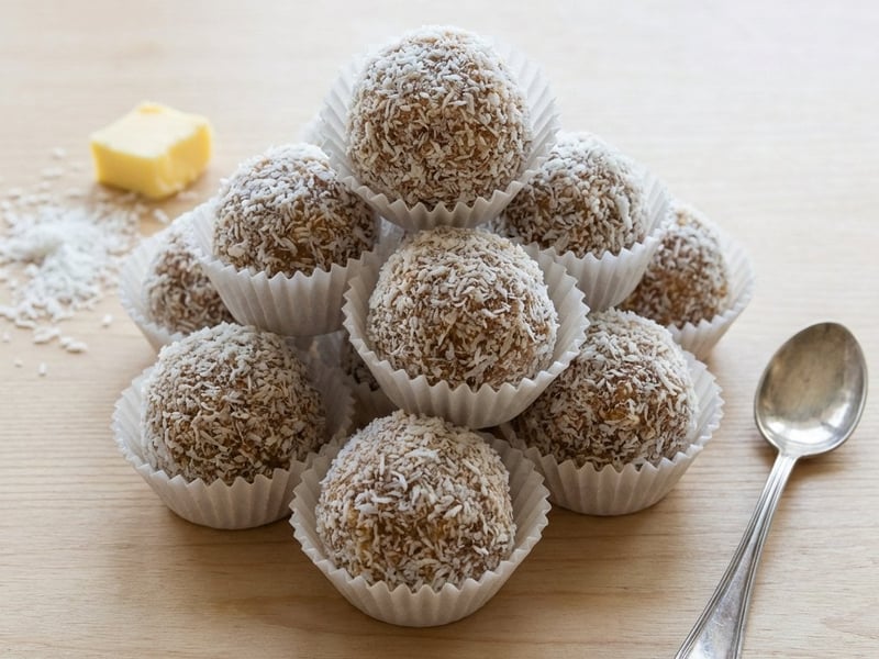 Bomboane de cocos (Raffaello de casă)