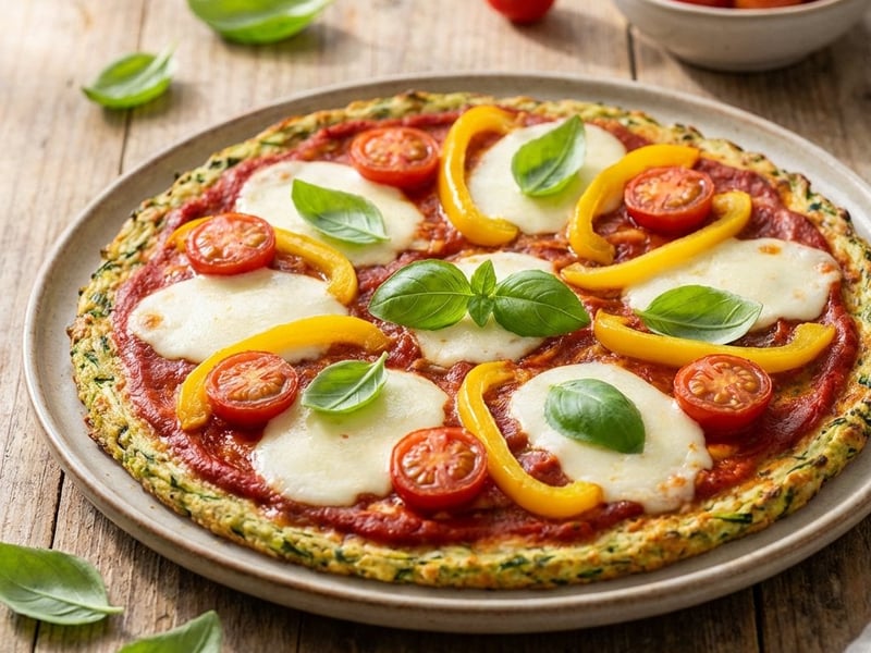 Zucchini Crust Pizza