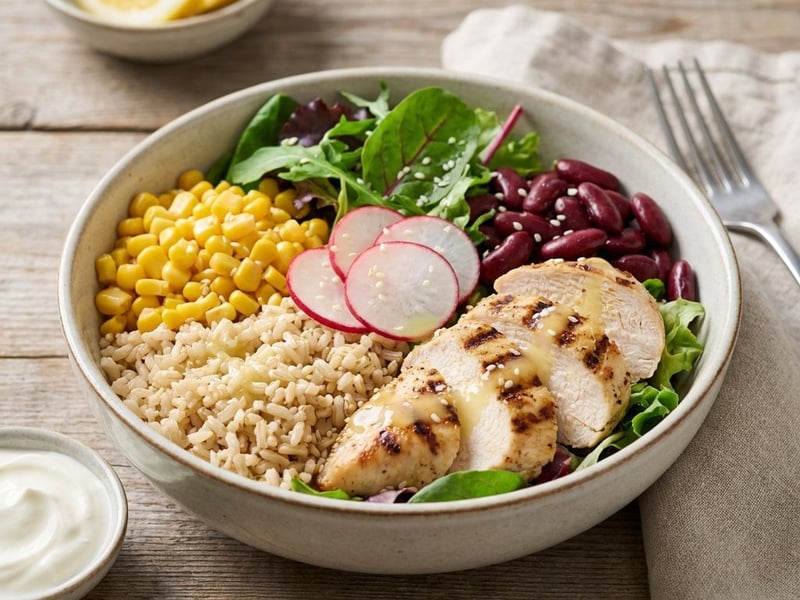 Chicken and Natural Rice Bowl