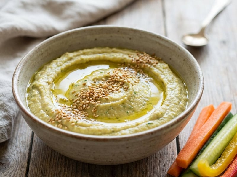 Roasted Zucchini Hummus