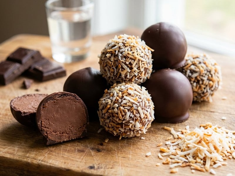 Chocolate Coconut Truffles