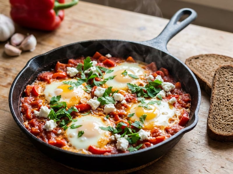 Shakshuka with Goat Cheese