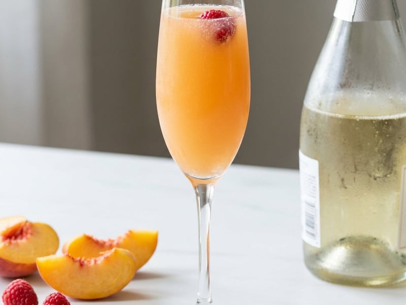 Bellini | Cocktail Italian cu Piersici și Prosecco