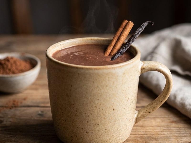 Vegan Spiced Hot Chocolate