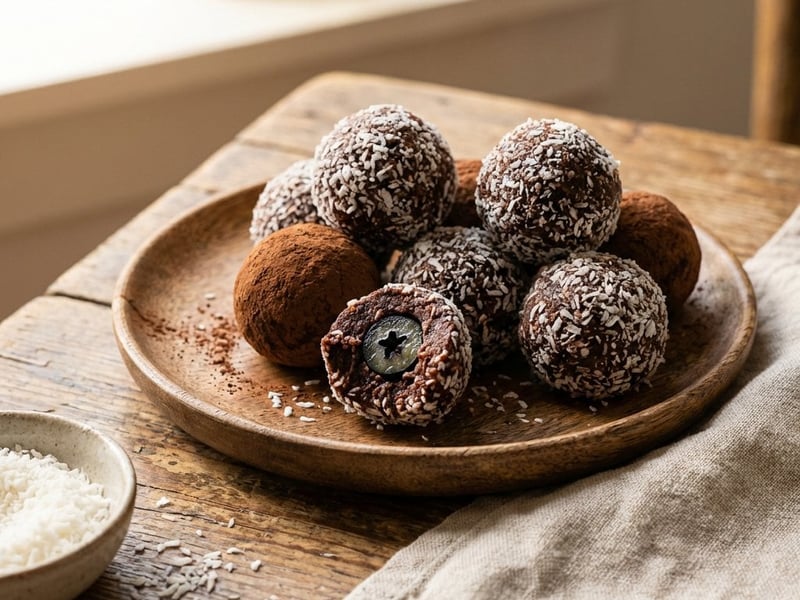 Biluțe de cacao fără lactoză cu surpriză fructată