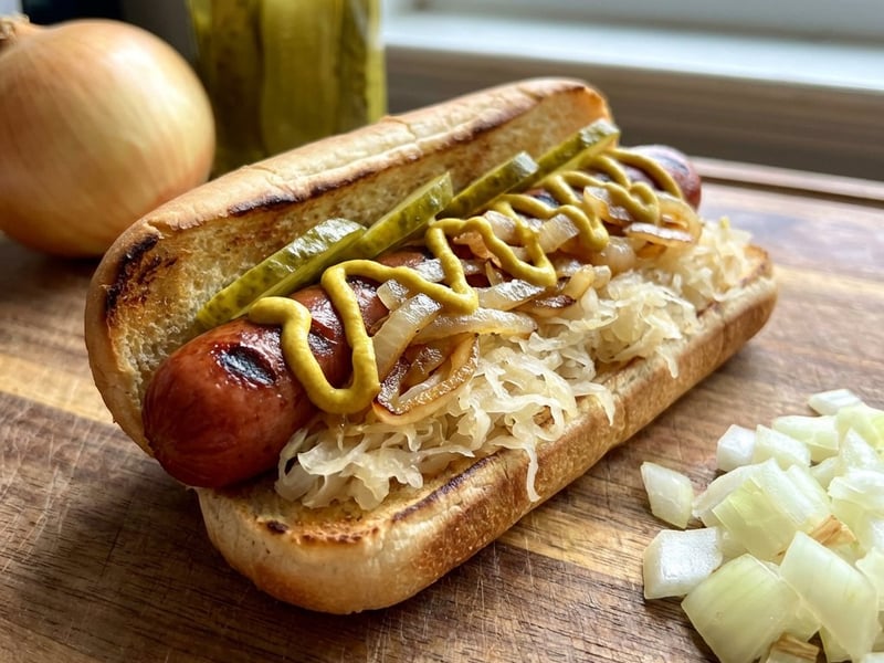 Hot Dog în stil New York
