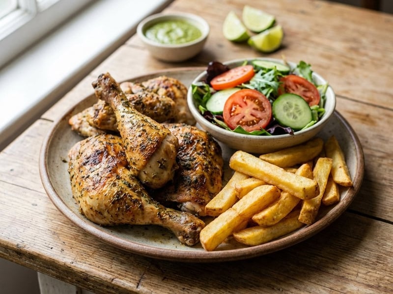 Pui la grătar în stil peruan (Pollo a la Brasa)