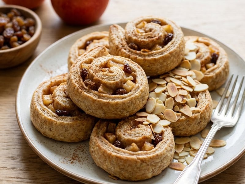 Whole Wheat Apple and Cinnamon Snails