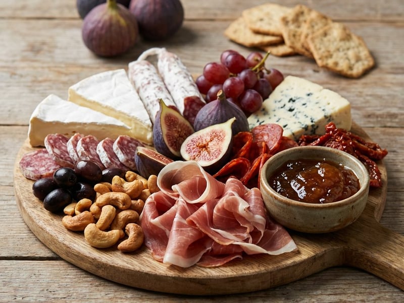 Festive Platter with Prosciutto and Figs