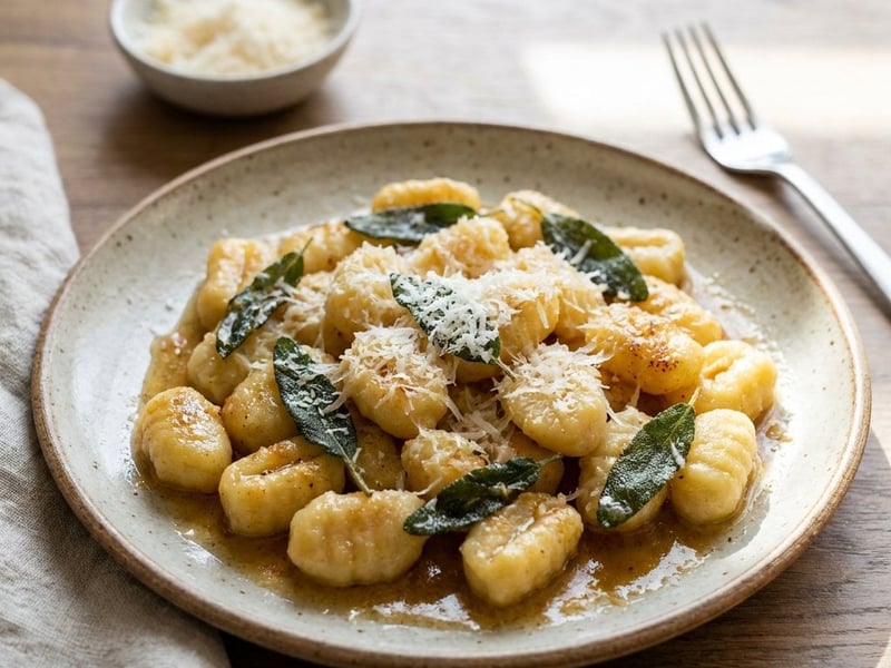 Gnocchi with Sage and Brown Butter
