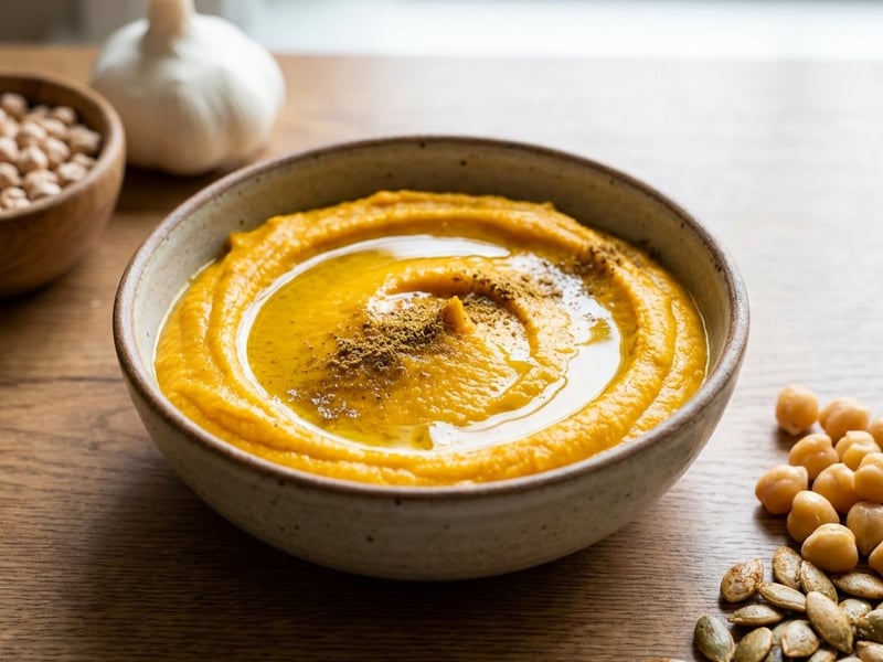 Hummus cu dovleac cremos