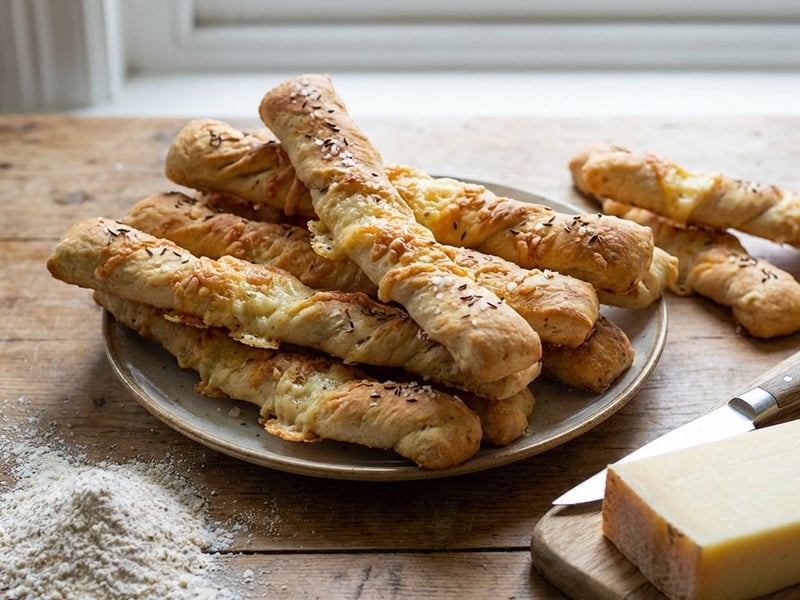 Salty Sticks with Gruyère Cheese