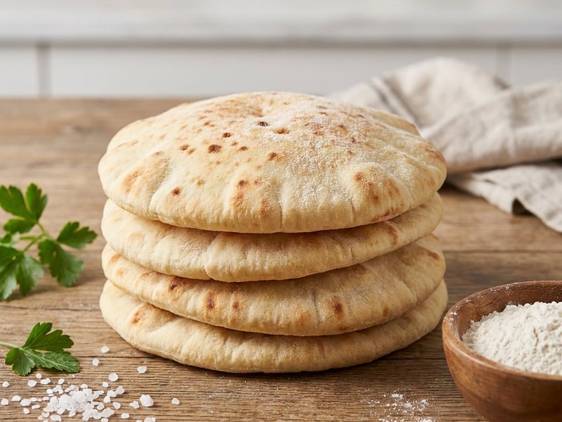 Pâine Pita făcută în casă