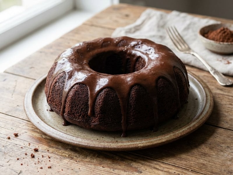 Fluffy and Quick Chocolate Cake