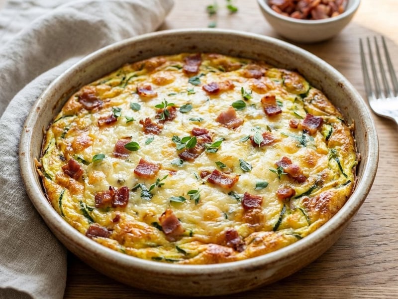 Zucchini and Cheese Frittata