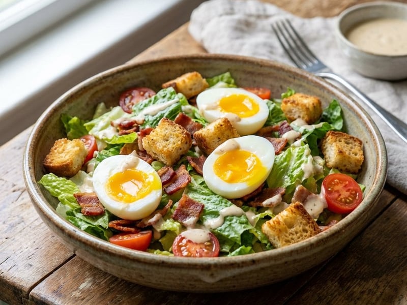 Salată cu roșii și bacon (BLT Salad)