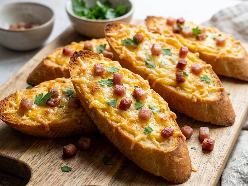 Aperitive crocante cu cheddar și pancetta