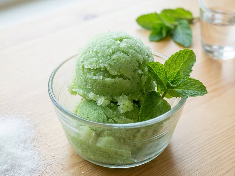 Sorbet de mentă