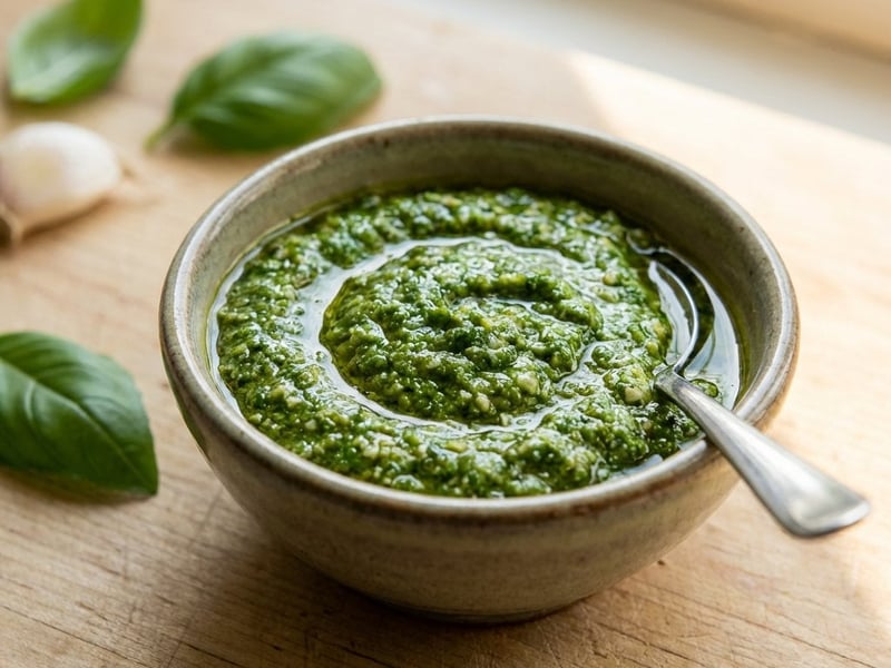 Homemade Basil Pesto