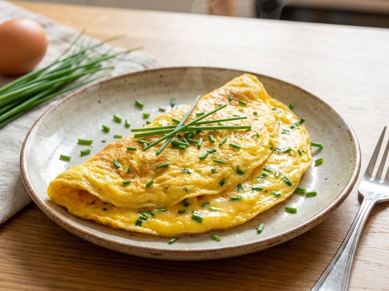 Green Chive Omelette