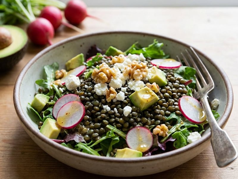 Lentil and Radish Salad