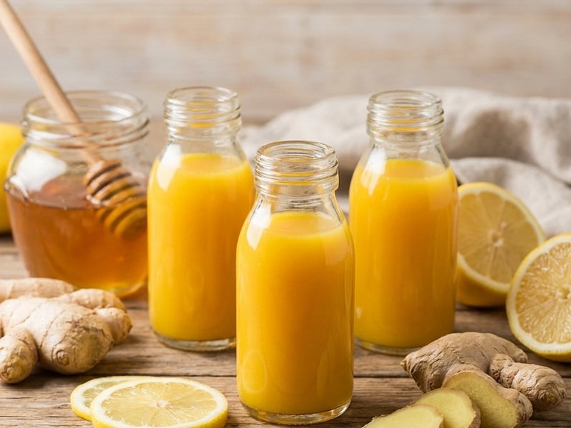 Shot-uri de ghimbir pentru imunitate