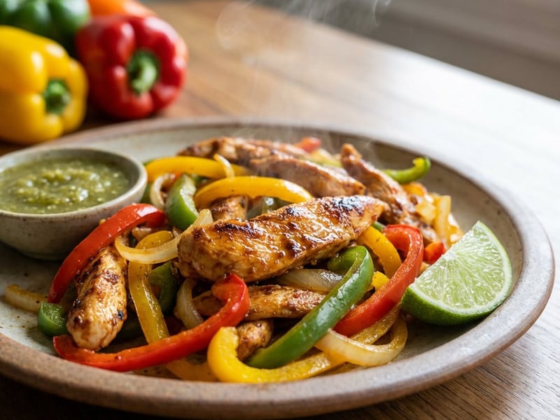 Fajitas de pui | Rețetă mexicană rapidă și aromată