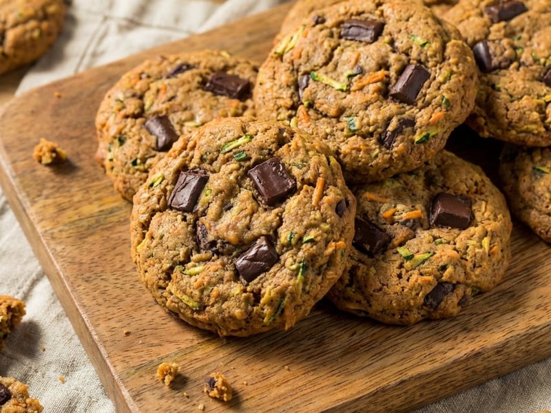 Vegetable and Chocolate Cookies