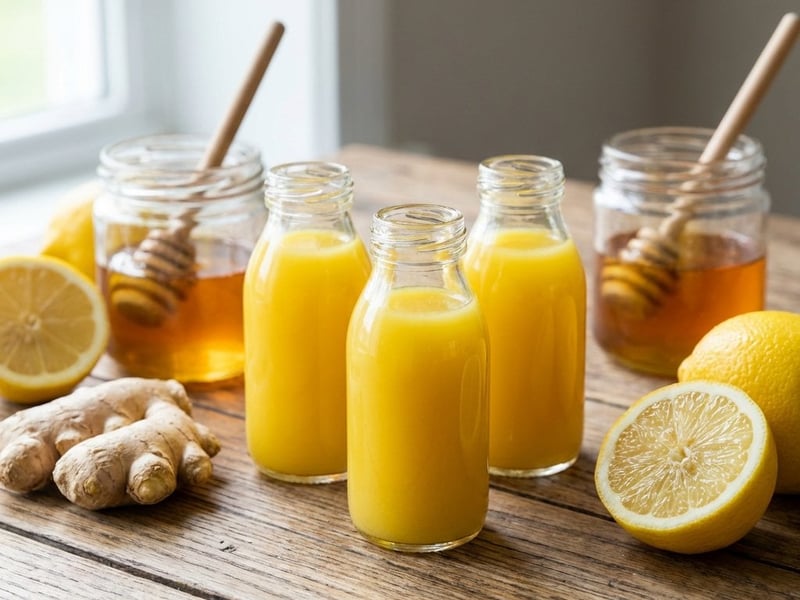 Ginger Shots for Immunity