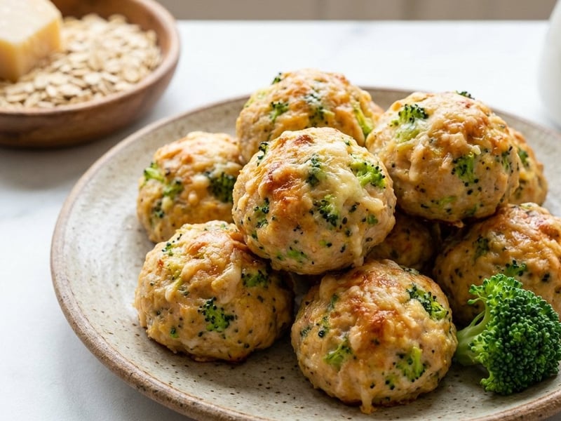 Baked Chicken and Vegetable Meatballs