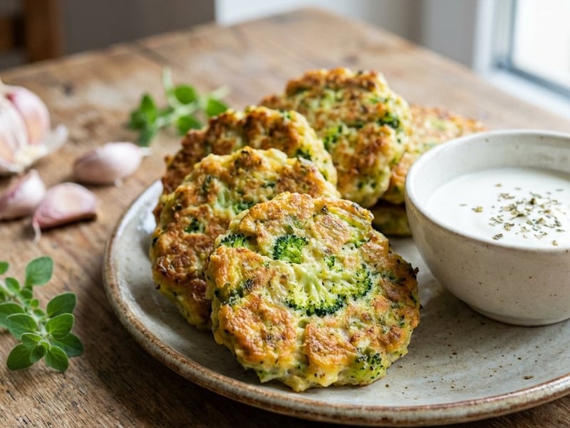 Chiftele de broccoli la cuptor