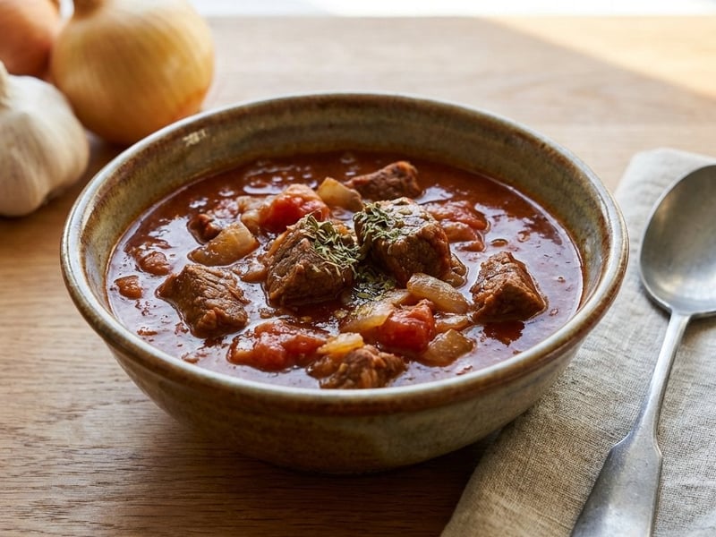 Traditional Hungarian Beef Goulash