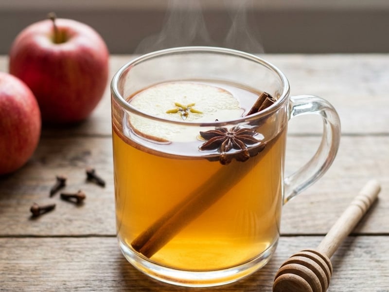 Warm Apple with Spices