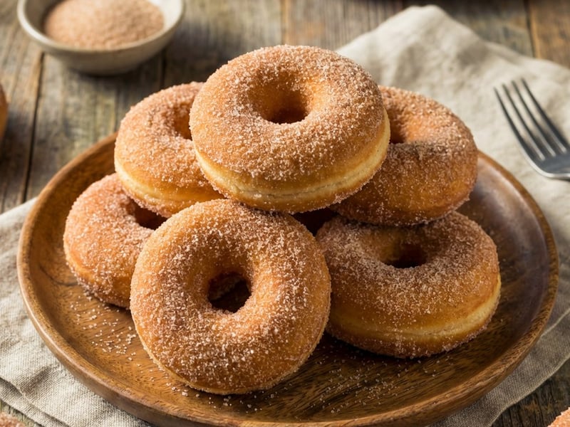 Baked Cinnamon Doughnuts
