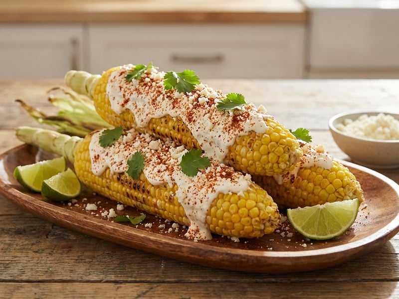 Elotes - Porumb copt în stil mexican