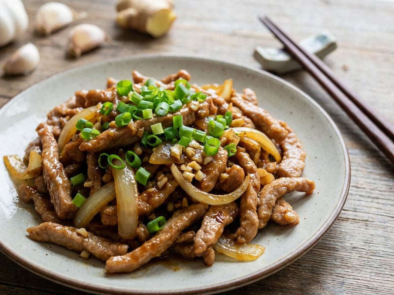 Pork with Oyster Sauce