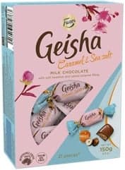Geisha Praline de ciocolata cu caramel si sare de mare