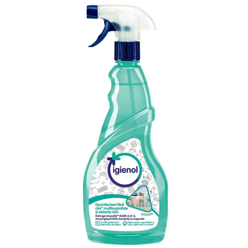 Igienol Dezinfectant suprafete si obiecte mici eucalipt