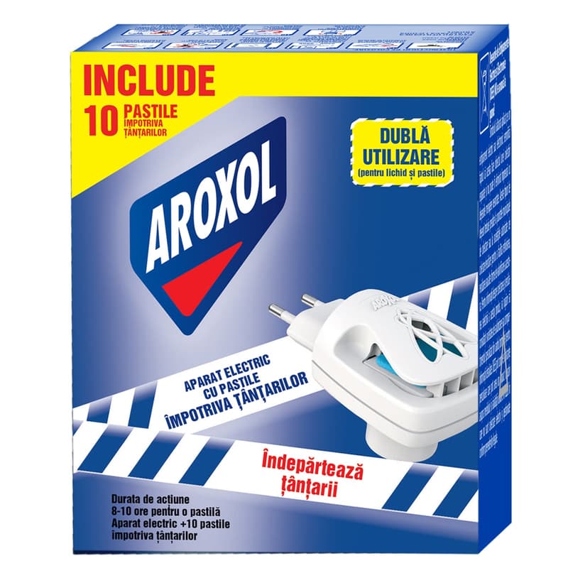 Aparat electric cu 10 pastile impotriva tantarilor