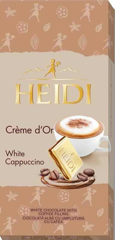 Heidi Creamy Ciocolata alba cu umplutura de cappuccino