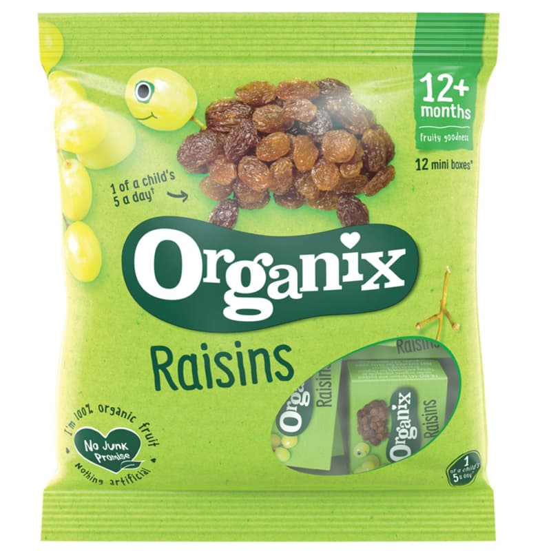 Organix ECO Stafide ecologice 12x14g, 12+