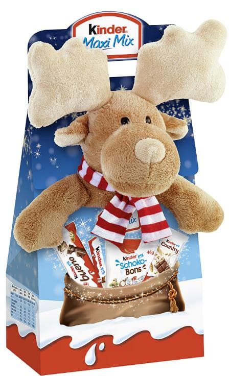 Kinder Maxi Mix Plush Pachet ciocolata Xmas