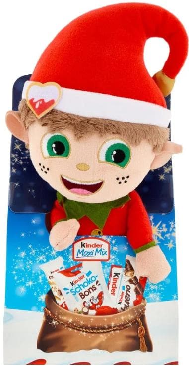 Kinder Maxi Mix Plush Pachet ciocolata Xmas