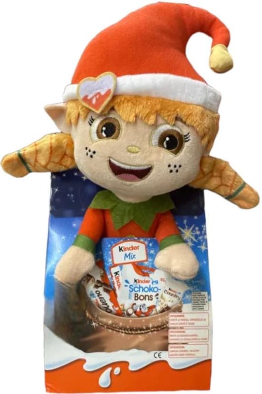 Kinder Maxi Mix Plush Pachet ciocolata Xmas