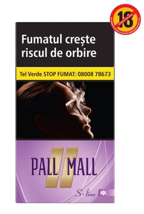 Pall Mall S-Line Flow Purple Cigarettes