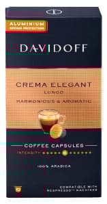 Davidoff Cafe Crema Elegant Lungo Nespresso Compatible Capsules