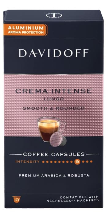 Davidoff Cafe Crema Intense Lungo Nespresso Compatible Capsules